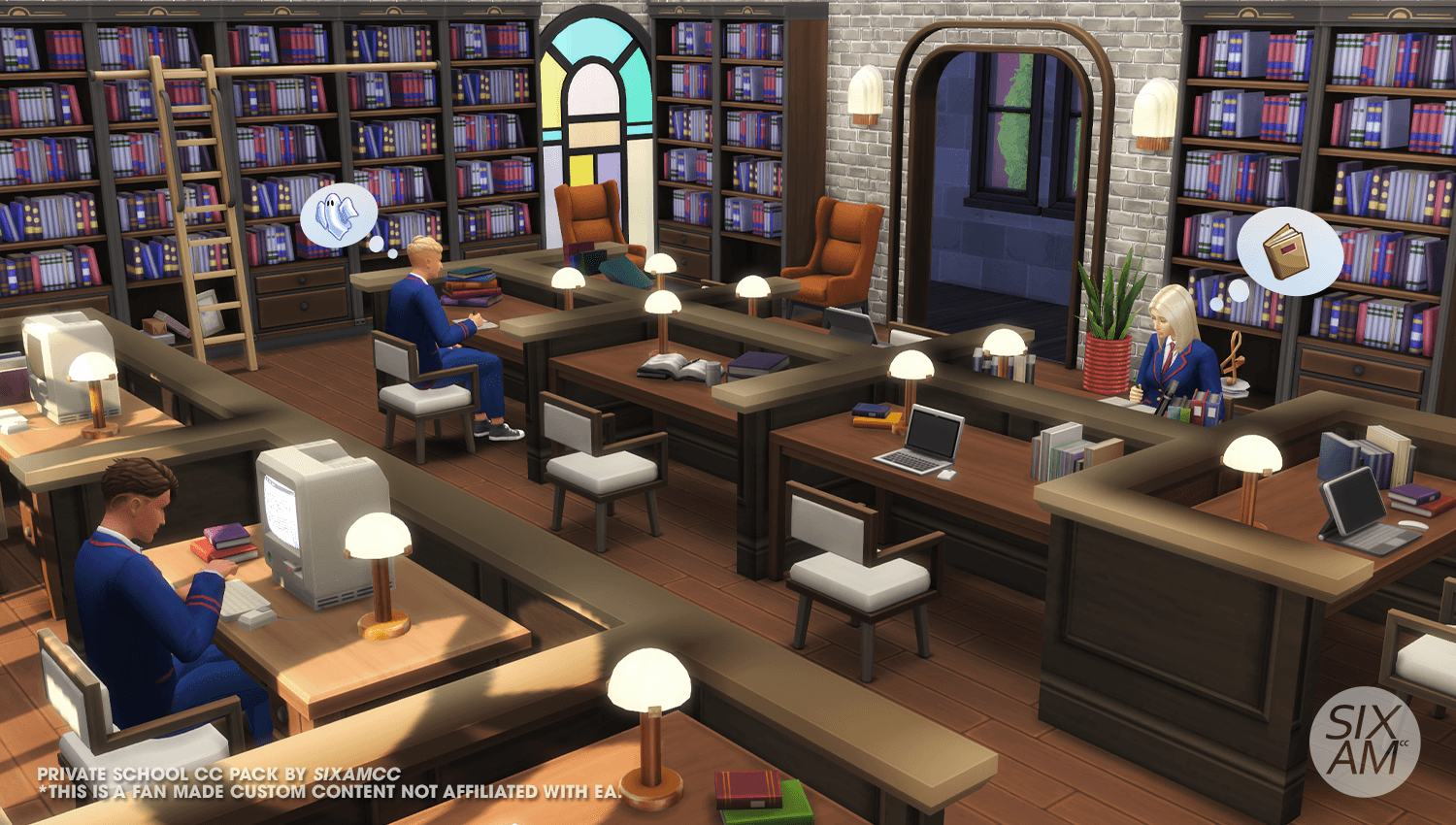 Галерея мода Набор для создания частной школы Private School CC Pack #1